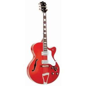   CR Hollow Body Electric Jazz Guitar   Cherry Red Musical Instruments