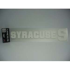  Syracuse University Die cut decal 4x17 