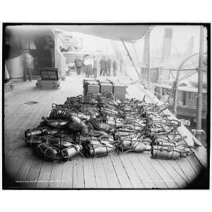  U.S.S. Texas,discharging ammunition