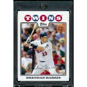  Brendan Harris   Minnesota Twins   2008 Topps Updates & Highlights 