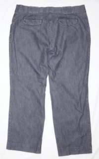 Womens Lee Jeans size 16W M no gap waistband gray stretch pants  