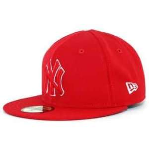  YANKEES RED ON WHITE HAT 7.5