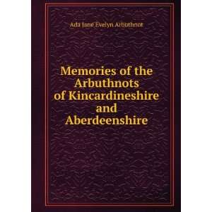   and Aberdeenshire Ada Jane Evelyn Arbuthnot  Books