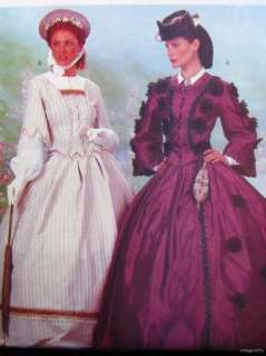 Butterick 6694 Civil War History Costume Pattern Sz 6 8 10 Top Skirt 