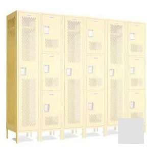  Penco Invincible Ii Group End For 4 Tier Lockers, Perf, 16 