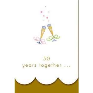  Golden 50th Anniversary Invitations 8ct Toys & Games