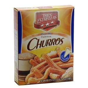 Tres Estrellas Churros Flour Mix, 17.6 oz.  Grocery 