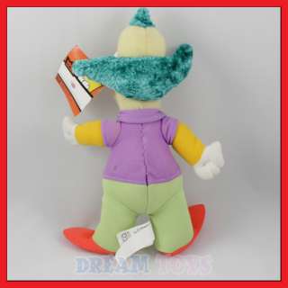 10 The Simpsons Krusty the Clown Plush Doll Toy Figure  