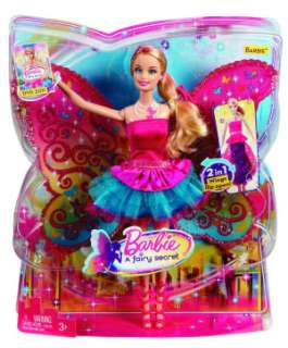   BARBIE A Fairy Secret Barbie Doll   2 in 1 Dress and 