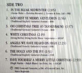 THE CHARLIE BYRD CHRISTMAS ALBUM SOLO GUITAR JAZZ LP  
