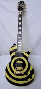 2004 Epiphone Zakk Wylde Les Paul Custom Bullseye Guitar  