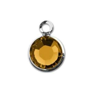  57700 6mm Silver Plated Channel Drop Topaz