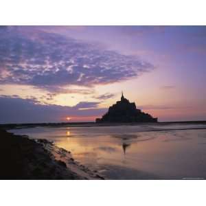  Saint Michel at Sunset, Unesco World Heritage Site, La Manche Region 