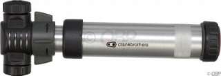 CRANK BROTHERS ULTRA POWER AIR TIRE BIKE BICYCLE PUMP SILVER BLACK NEW 