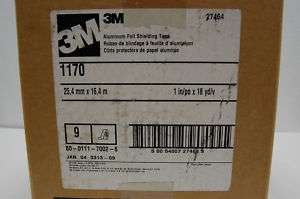 3M 1170 Aluminum EMI Tape1 wide x 54 long.  