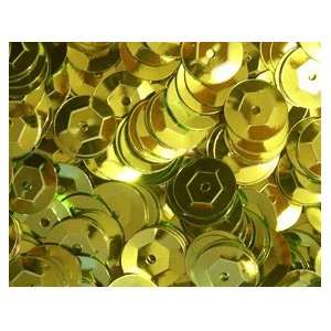  5mm CUP SEQUINS Yellow Loose sequins for embroidery 
