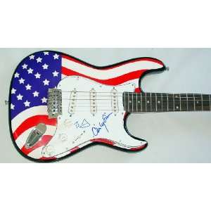  Carly Simon & Ben Taylor Autographed Signed USA Flag 
