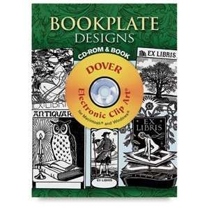  Dover Full Color Clip Art CD ROM   Bookplate Designs Arts 