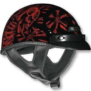  Vega XTS Bonz Helmet   Medium/Red Automotive