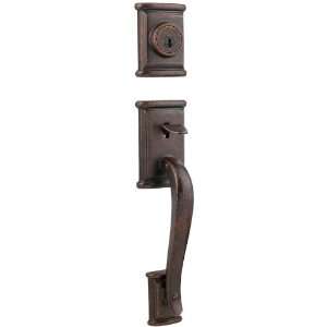 Weiser Lock GCA9771ADH501 Ashfield Rustic Bronze Keyed Entry Handleset