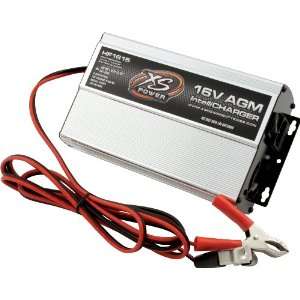  XS POWER BATTERY HF1615 16v H/F AGM IntelliChrgr 15a 