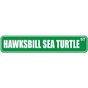  HAWKSBILL SEA TURTLE ST  STREET SIGN