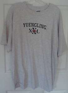 YUENGLING XXL Football T Shirt Gray Size XL EUC  