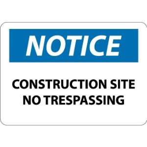  SIGNS CONSTRUCTION SITE NO TRESPASSING