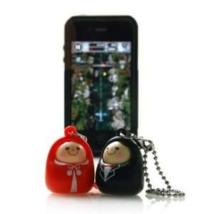  The Nodding Dolls Chain for Cellphone Electronics