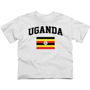  Uganda Youth Flag T Shirt   White