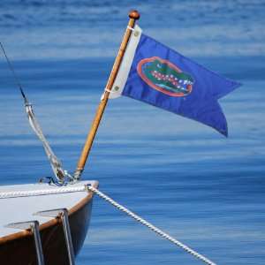  NCAA Florida Gators 18.5 x 12 Royal Blue Boat Flag 