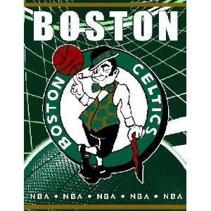  Boston Celtics Game Time Woven Jacquard Throw Sports 
