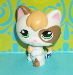 Littlest Pet Shop~#1461 CALICO BABY KITTEN Green Eyes Kitty~H133 LPS 