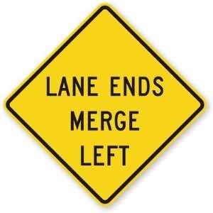  Lane Ends Merge Left Diamond Grade, 30 x 30 Office 