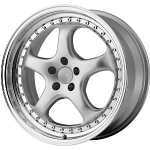  Privat Kup Silver Wheel with Machined Lip (18x9.5/5x100mm 