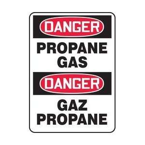   PROPANE GAS Sign   14 x 10 Adhesive Dura Vinyl