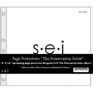  S.E.I. Preservation Series Page Protectors 8X8 1 