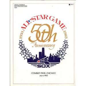  1983 All Star Game / 50th Anniversary Official Program 