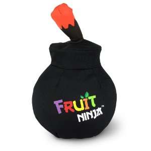    Fruit Ninja 5 Bomb Plush with Bomb Sound and Bandana Toys & Games