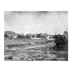 Gettsyburg, PA, Meades Headquarters, Civil War Giclee Poster Print 