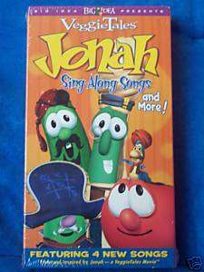 NEW Video VeggieTales Jonah Sing Along Songs Newsboys VHS  