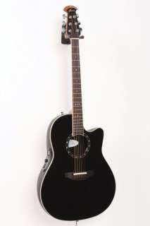 Ovation Standard Balladeer 1771 AX Acoustic Electric Guitar Black 