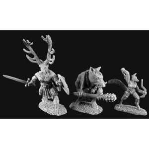  Beastmen of the Wyld Miniatures (Reaper #2900) Toys 