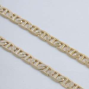 18 24kt GOLD EP DIAMOND CUT MARINER CHAIN NECKLACE  