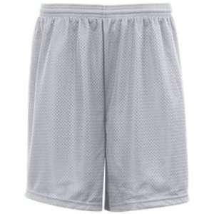  Badger 7 Mesh/Tricot Athletic Shorts 17 Colors SILVER A2XL 