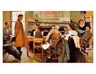 NORMAN ROCKWELL VISITS A RATION BOARD WWII Print