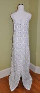 CREW Mia Silver Lace Wedding Dress Gown 2 $1800 NWT  