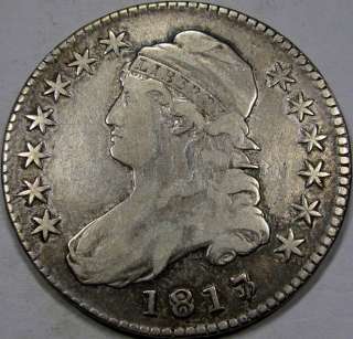 1817/3 O 101 Capped Bust Half Choice VF++ Tough Overdate, a Very Nice 