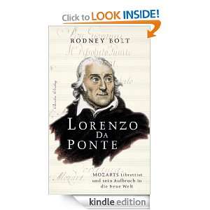 Lorenzo Da Ponte Mozarts Librettist und sein Aufbruch in die Neue 
