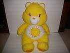 Care Bear Jumbo Size Yellow Funshine Bear NWT 2002 Play Along  